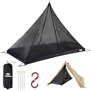 【新品】軽量インナーテント　1人用　両サイド開口 Amazon | GOGlamping インナーテント 1人用 全面フルメッシュ
